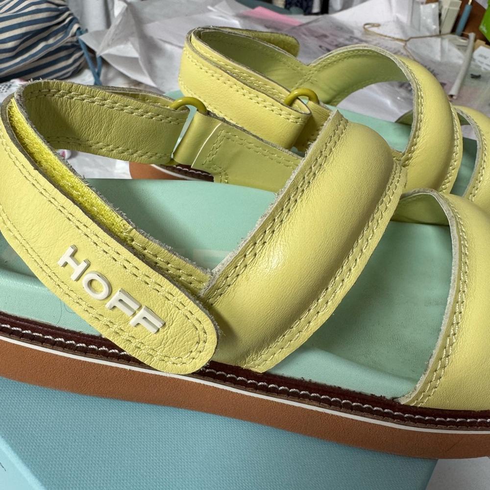 The Hoff Brand Road Lime Sandals - Picture 9 of 14